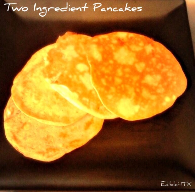 Healthy Two Ingredient Pancakes